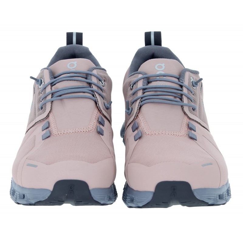 On Running Cloud 5 Waterproof Trainers Rose Fossil